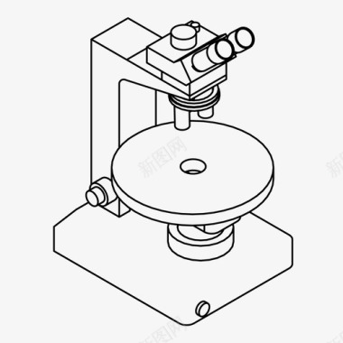 人群调查显微镜化学调查图标图标