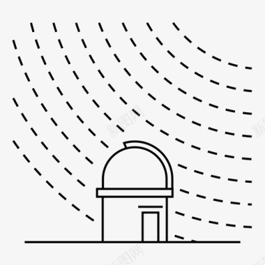 太空观测天文发现图标图标