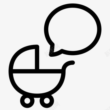言语泡泡母语婴儿双语图标图标