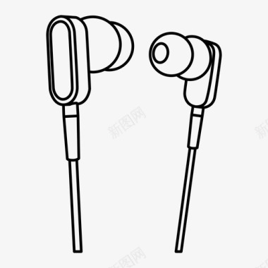 耳机入耳式耳机耳塞图标图标
