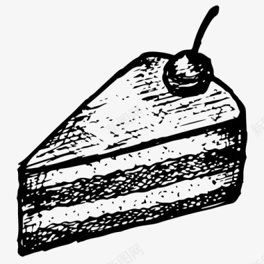 蛋糕早餐甜点图标图标