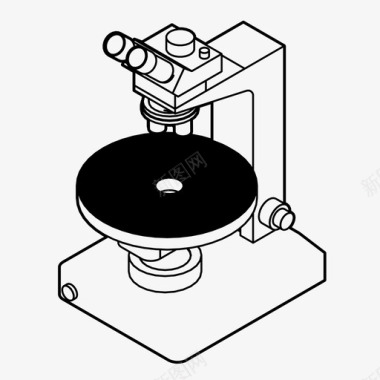调查显微镜化学调查图标图标