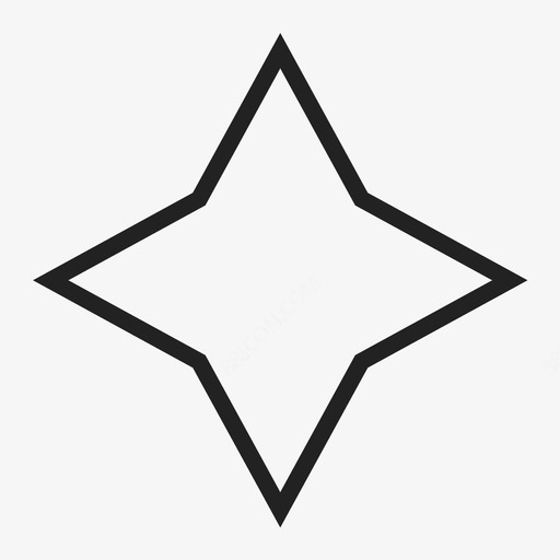 四角星钻石图标免费下载 图标vmqrbzrn icon图标网