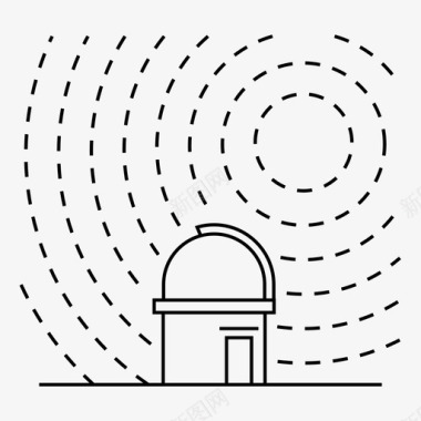 太空观测天文发现图标图标