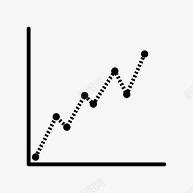 矢量统计图统计图表测量图标图标