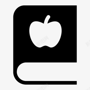 高清苹果素材书苹果图标图标