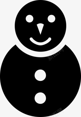圣诞雪人雪人圣诞节图标图标