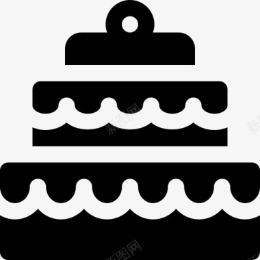 生日蛋糕樱桃甜点图标图标