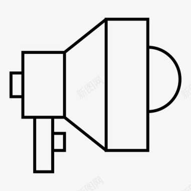 战友聚会扬声器扩音器聚会图标图标