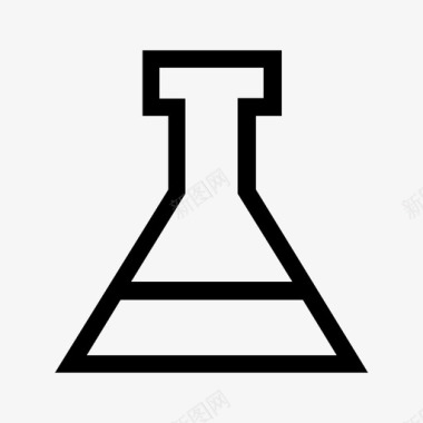 实验室烧瓶烧瓶化学实验图标图标