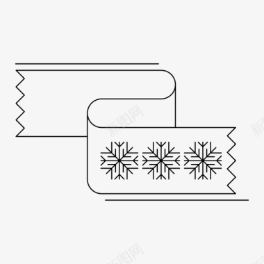 加厚围巾围巾圣诞节衣服图标图标