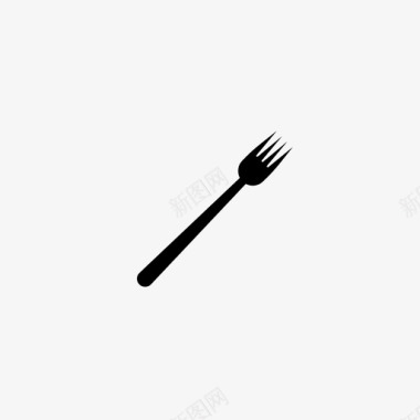 叉子进餐吃饭图标图标
