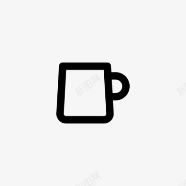 早晨马克杯咖啡饮料图标图标