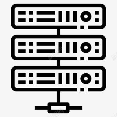 云数据海报服务器云计算机图标图标