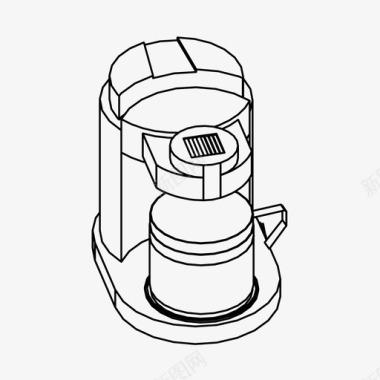 家电器具咖啡机早餐咖啡图标图标