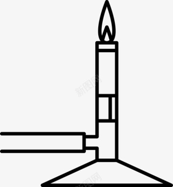 煤气本生灯实验煤气图标图标