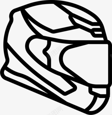 摩托车头盔极限运动图标图标