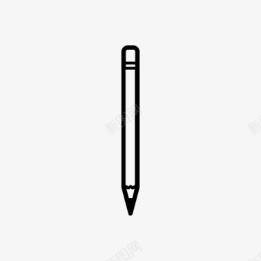 铅笔学习学校图标图标