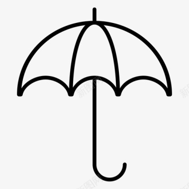 遮阳伞保护伞遮阳伞保险图标图标