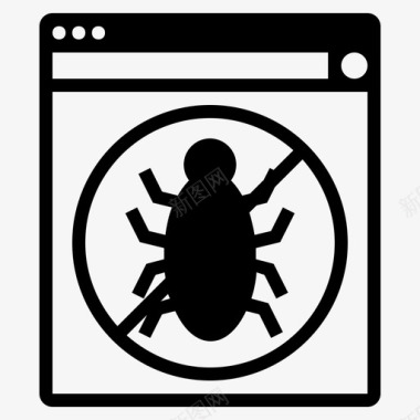 网页调试软件错误调试网页开发图标图标