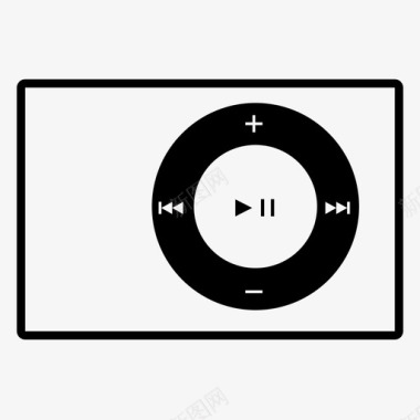 高清苹果素材ipodshuffle苹果mp3图标图标