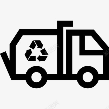 回收车垃圾回收图标图标