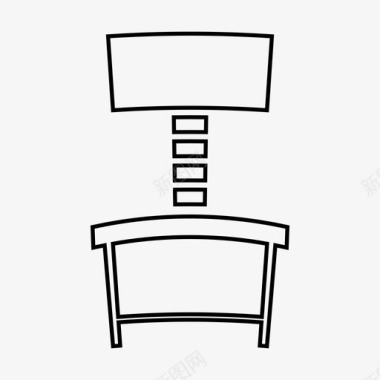 户外椅子椅子桌子家具图标图标