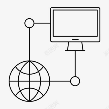 分发服务器网络计算机数据库图标图标