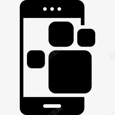 应用程序的智能手机应用程序移动设备智能手机图标图标