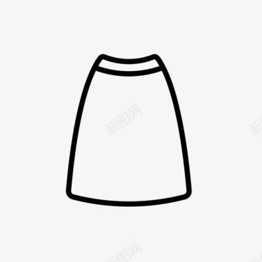 裙子褶皱布套3图标图标