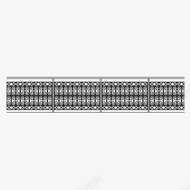 木制栏杆栏杆阳台栅栏图标图标
