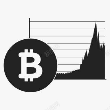 区块链技术加密货币比特币区块链图标图标