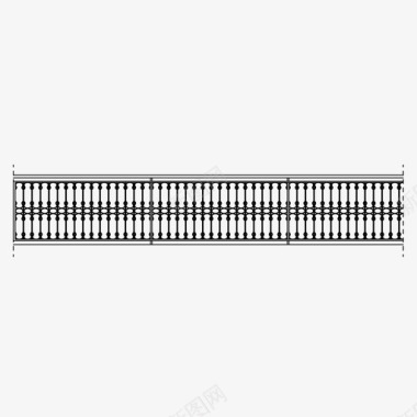桥面栏杆栏杆阳台栅栏图标图标