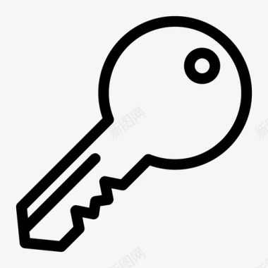 钥匙存取开启器图标图标