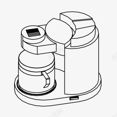 家电器具咖啡机早餐咖啡图标图标