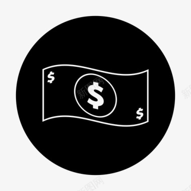 火焰美元图标钱美元费用图标图标