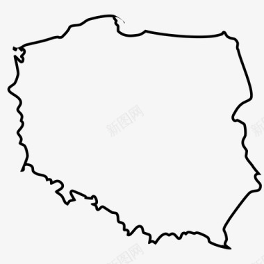 地理波兰国家欧洲图标图标