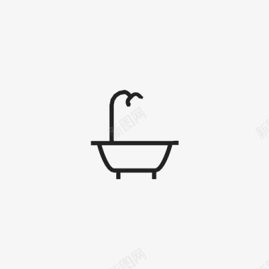 浴缸浴室脏的图标图标