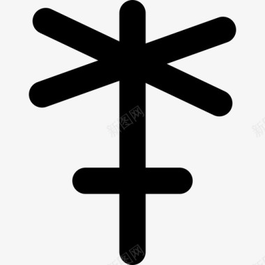 形状和符号朱诺符号形状占星术图标图标