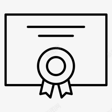 表彰奖励证书图标图标