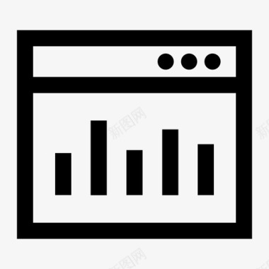 PSD网站网络分析浏览器图标图标