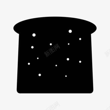 吐司面包食物午餐小麦图标图标