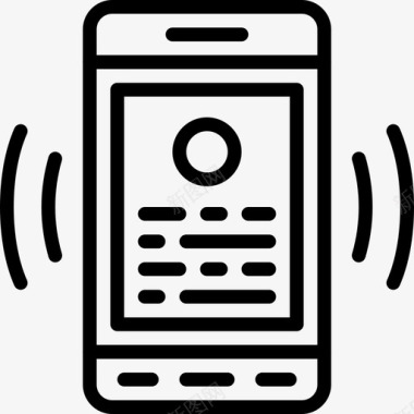 手机抖音应用简历应用程序互动图标图标