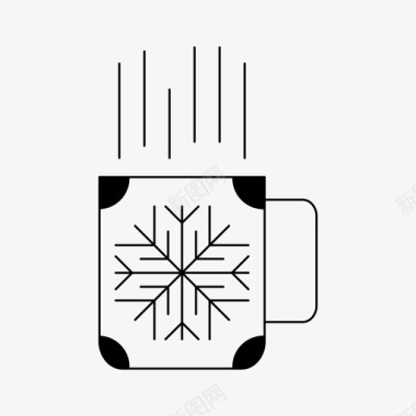 冷饮咖啡杯咖啡冷饮图标图标
