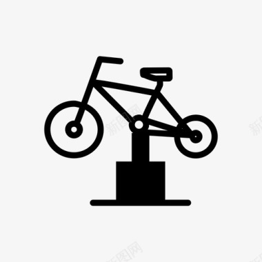 自行车自行车商店复制品图标图标