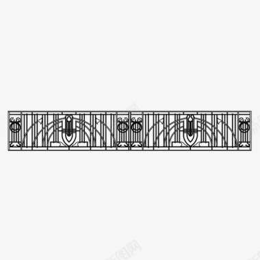 饰品盒子栏杆阳台栅栏图标图标