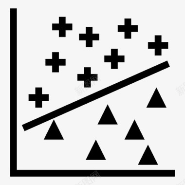 不聚不散聚类关联机器学习图标图标