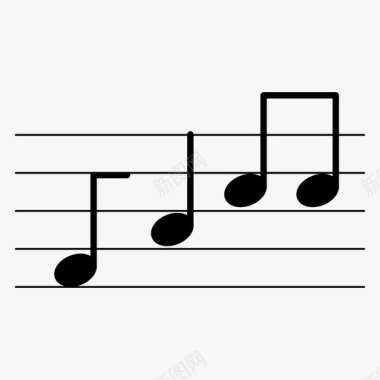 音符歌词音乐剧图标图标