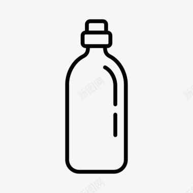 塑料杯子瓶子饮料空瓶子图标图标