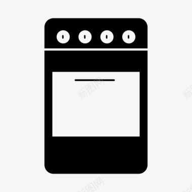 烤箱电烤箱家用图标图标
